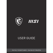 MSI Katana GF66 11SC manual cover