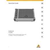 Behringer F1220D manual cover