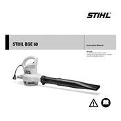 Stihl BGE 60 manual cover