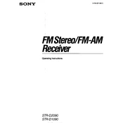 Sony STR-D1090 manual cover