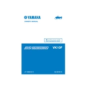 Yamaha VK10F 2015 RS Viking manual cover