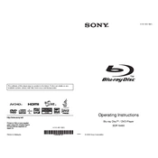 Sony BDP-N460 manual cover