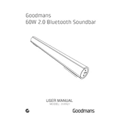 Goodmans B&M 60W 2.0 Bluetooth Soundbar 356927