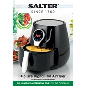 Salter EK2205 4.5 Litre Digital Hot Air Fryer manual cover