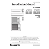 Panasonic CS-RE9SKUA,CS-RE12SKUA manual cover