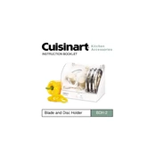 Cuisinart BDH-2 manual cover