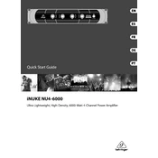 Behringer NU4-6000 manual cover