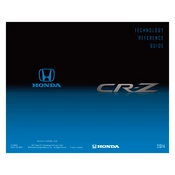 Honda CR-Z 2014 Technology manual cover