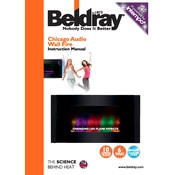 Beldray EH1720 Chicago Audio Wall Fire manual cover