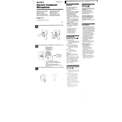 Sony ECM-717 manual cover