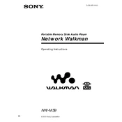 Sony NW-MS9 manual cover