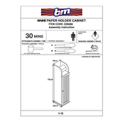 Maine B&M Paper Holder Cabinet 355068 manual cover