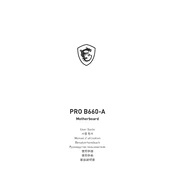 MSI Pro B660-A manual cover