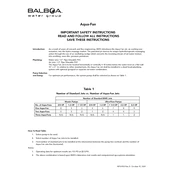 Balboa Aqua Fan manual cover