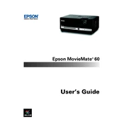 Epson MovieMate 60 manual cover