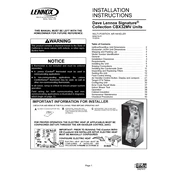 Lennox CBX32MV manual cover