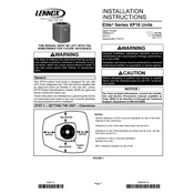 Lennox XP16 manual cover