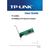 tp-link TF-3239DL manual cover