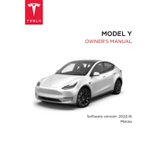 Tesla Model Y 2022 Macau Region manual cover