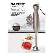 Salter EK3102CHAMPAGNE Metallics manual cover