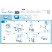 Sony XBR-65X850E manual cover