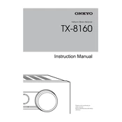 Onkyo TX 8160 manual cover