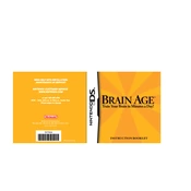 Nintendo Brain Age Train Your Brain manual cover