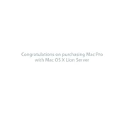 Apple Mac Pro with Mac OS X Lion manual cover