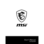 MSI GF63 Thin 10SC manual cover