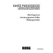 KORG KAOSS PAD entrancer