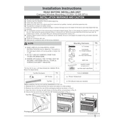 Frigidaire FHWW102WCE manual cover