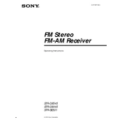 Sony STR-DE445 manual cover