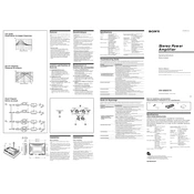 Sony XM-4060GTX manual cover