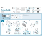 Sony XBR-85X850D manual cover