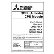 Mitsubishi Electric MELSEC Q Q02CPU A Q02HCPUA, Q06HCPU A, Q06HCPU A manual cover