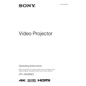 Sony VPL-VW385ES manual cover