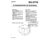 Sony SU-27V5 manual cover