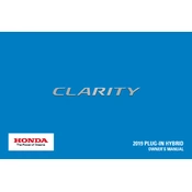 Honda Clarity Plug-In Hybrid 2019