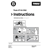 Thule XT 3152 manual cover