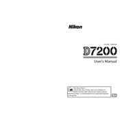 Nikon D7200 manual cover