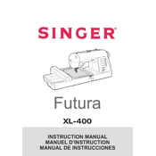 Singer XL-400 manual cover