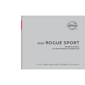 Nissan Rogue Sport 2020 manual cover