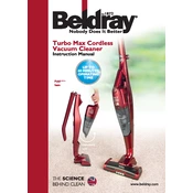 Beldray BEL0608 Turbo Max Cordless Vacuum Cleaner manual cover