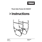 Thule 100017 manual cover