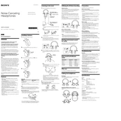 Sony MDR-NC200D manual cover