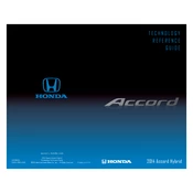 Honda Accord Hybrid 2014 Technology manual cover