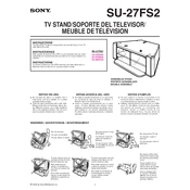 Sony SU-27FS2 manual cover