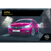 Opel New Astra 2017 manual cover