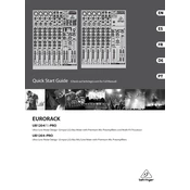 Behringer EURORACK UB1204FX-PRO manual cover