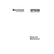 Epson SPECTRO24UVS manual cover